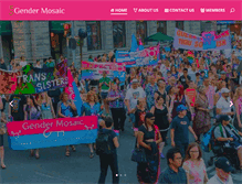 Tablet Screenshot of gendermosaic.com